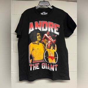 Andre The Giant Black Graphic T-Shirt